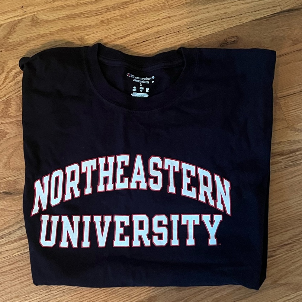 Northeastern Balck T-Shirt